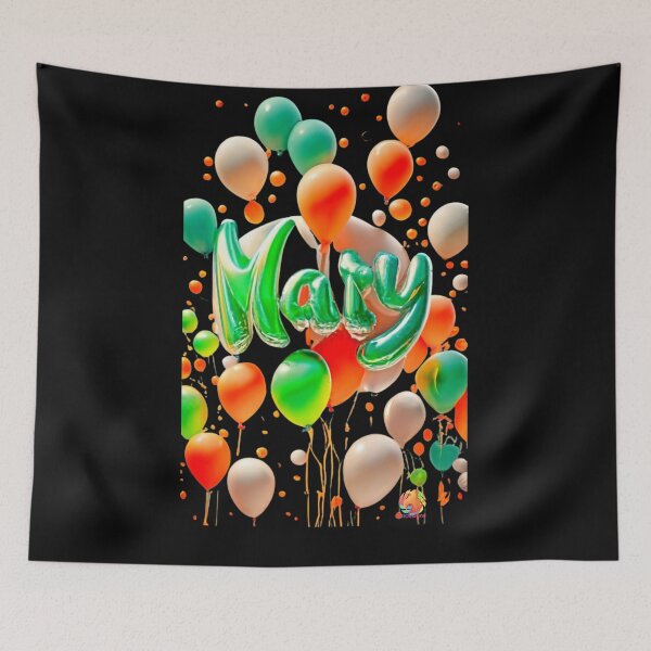 Artikelvorschau, Mary Name Geschenkideen Geburtstagsfeier Luftballons entworfen und verkauft von OliDesigns.