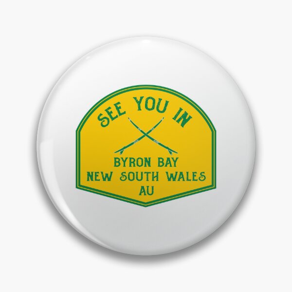 Item preview, Byron Bay-New South Wales-Australia-Green and Gold-See You In Byron Bay designed and sold by defimo.