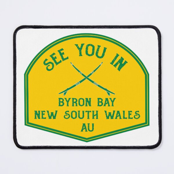 Item preview, Byron Bay-New South Wales-Australia-Green and Gold-See You In Byron Bay designed and sold by defimo.