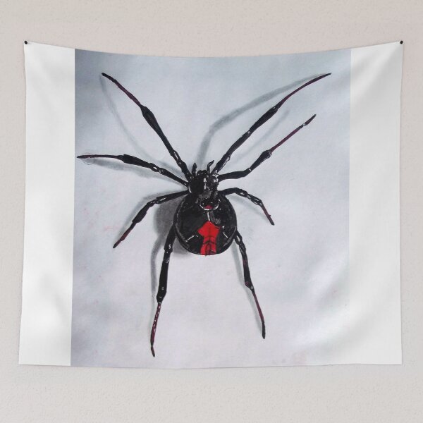Item preview, Australian Red Back Spider drawing designed and sold by MubaraksArt.
