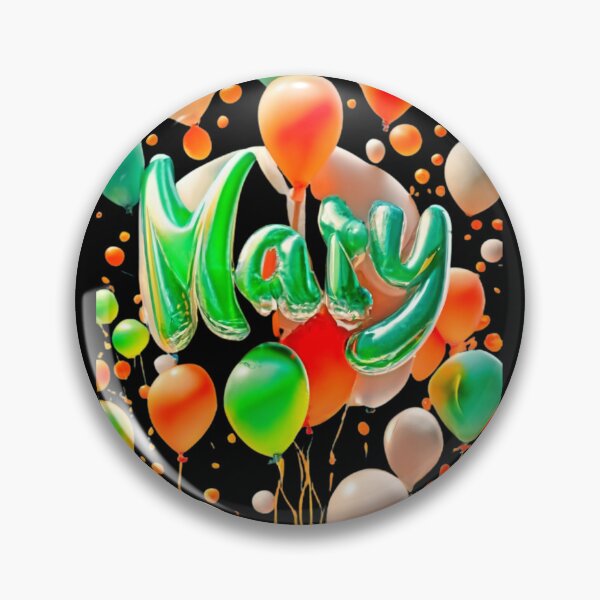 Item preview, Mary Name Gift Ideas Birthday Party Balloons designed and sold by OliDesigns.