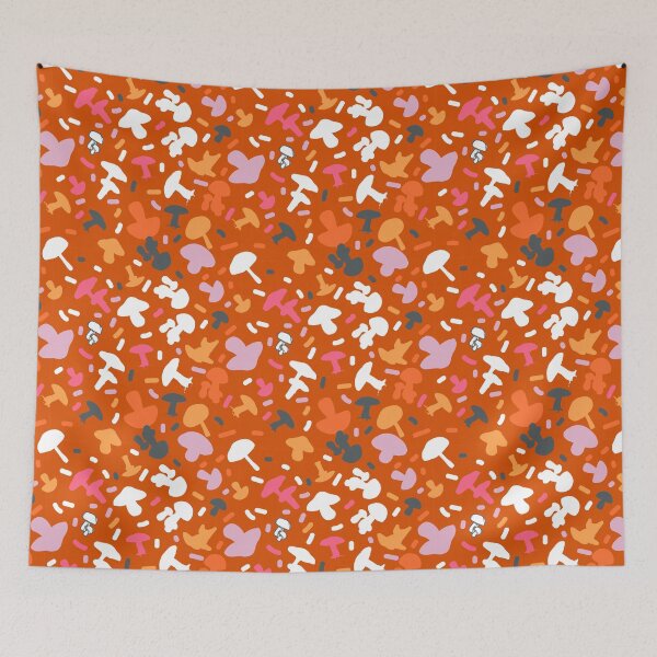 Item preview, Red Mushroom Magic: Black, Orange, Purple, White designed and sold by ara-designs.