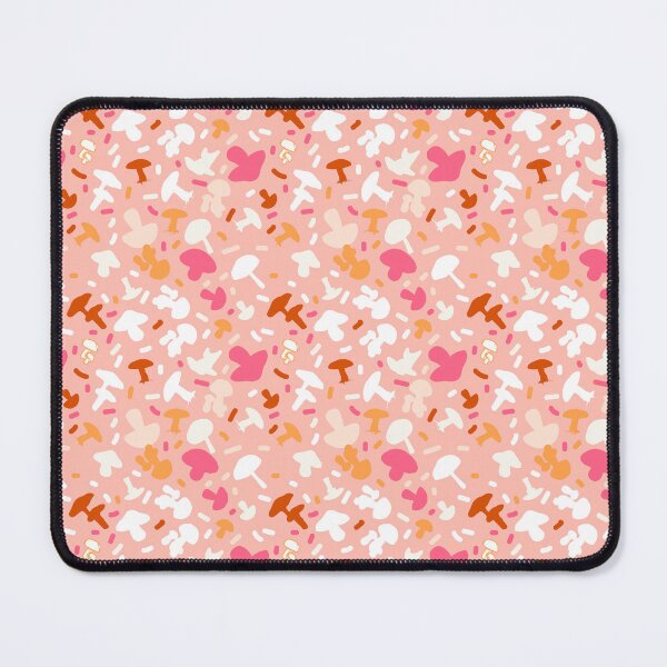 Item preview, Pink Mushroom Whimsy: Orange, Fuchsia, White designed and sold by ara-designs.
