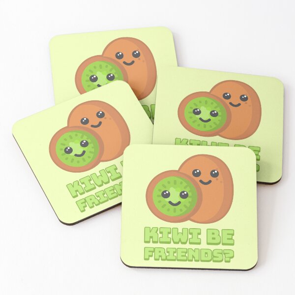 Item preview, Kiwi Be Friends? Cute Kiwi Cartoon designed and sold by PMCreative.