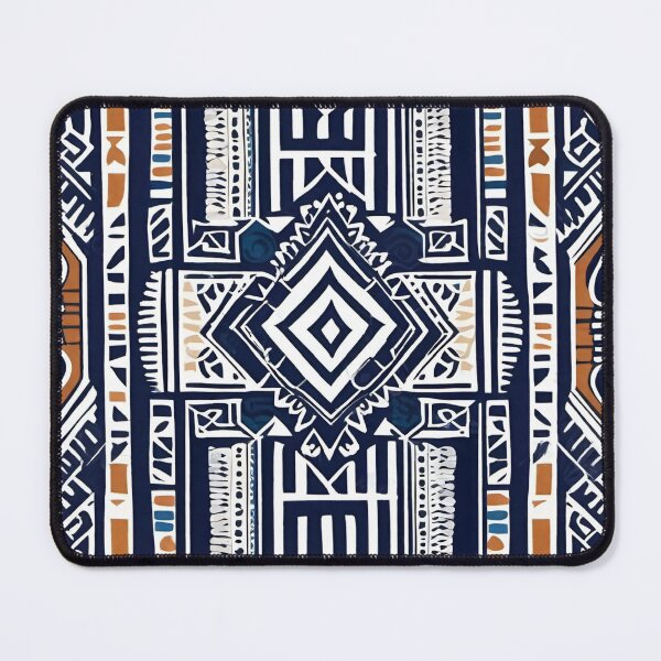 Item preview, Bulgarian Heritage 01: Timeless Stamping Prints in Navy and White designed and sold by OurBarcode.