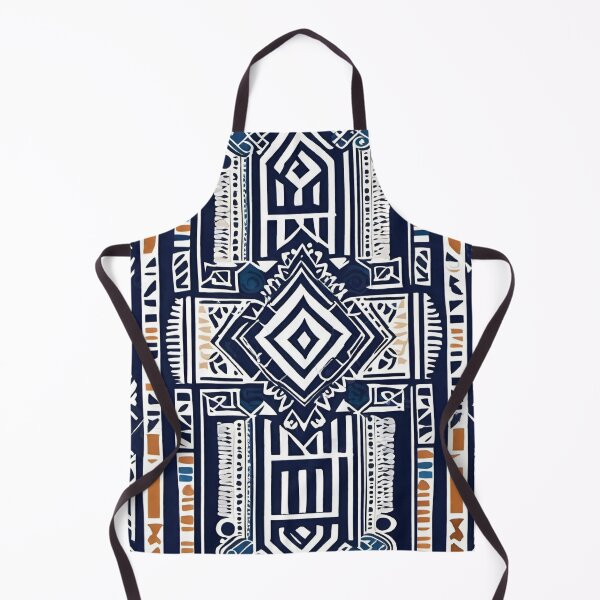 Item preview, Bulgarian Heritage 01: Timeless Stamping Prints in Navy and White designed and sold by OurBarcode.