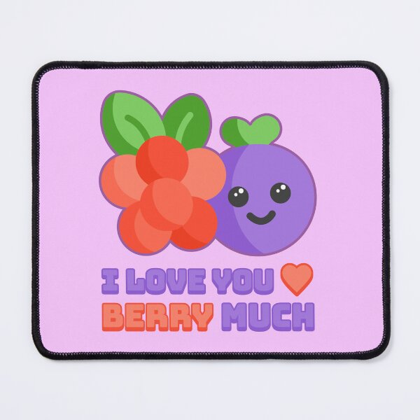 Item preview, I love You Berry Much! Cute and Punny berry Cartoon designed and sold by PMCreative.