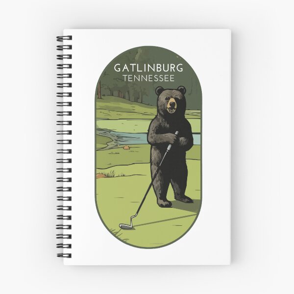 Item preview, A black bear plays mini golf in Gatlinburg Tennessee designed and sold by electricninja.