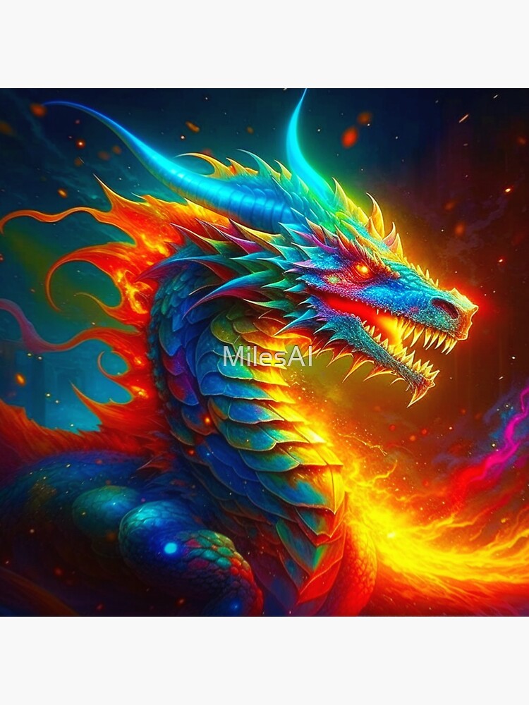 Art Poster Dragon fire