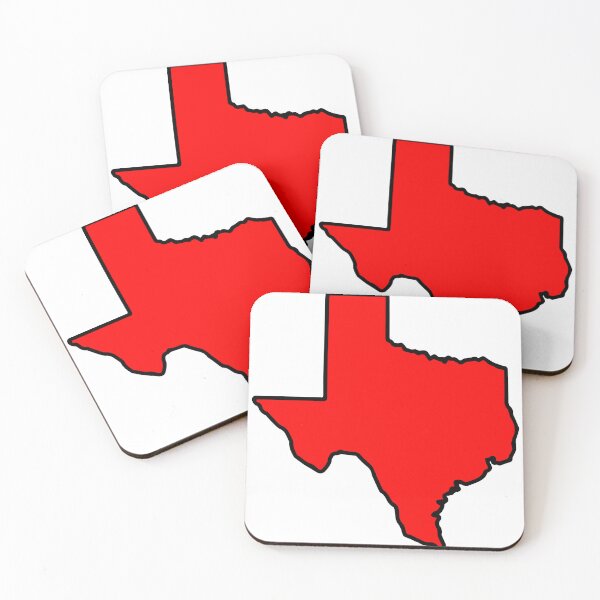 Item preview, Red Texas State Outline Silhouette designed and sold by mstark.