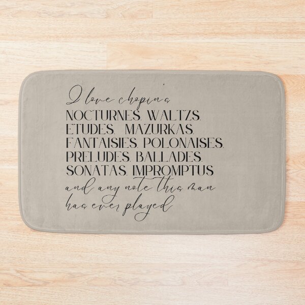 Item preview, I love chopin and any note this man has ever played designed and sold by Athenasgirl.