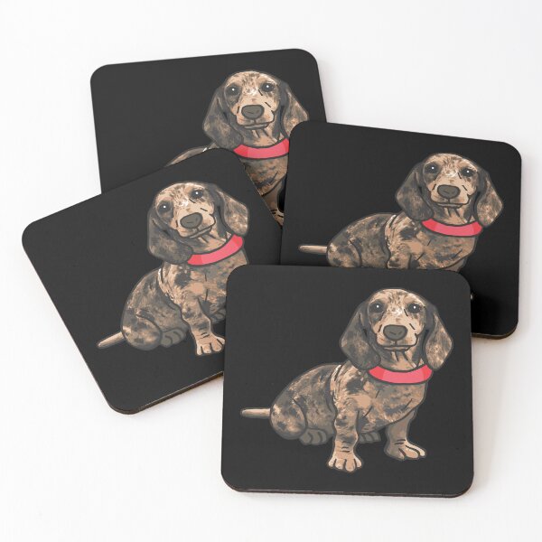 Item preview, Dapple Dachshund Dog Sit designed and sold by ElLocoMus.