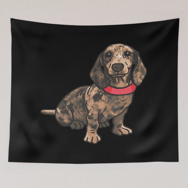 Item preview, Dapple Dachshund Dog Sit designed and sold by ElLocoMus.