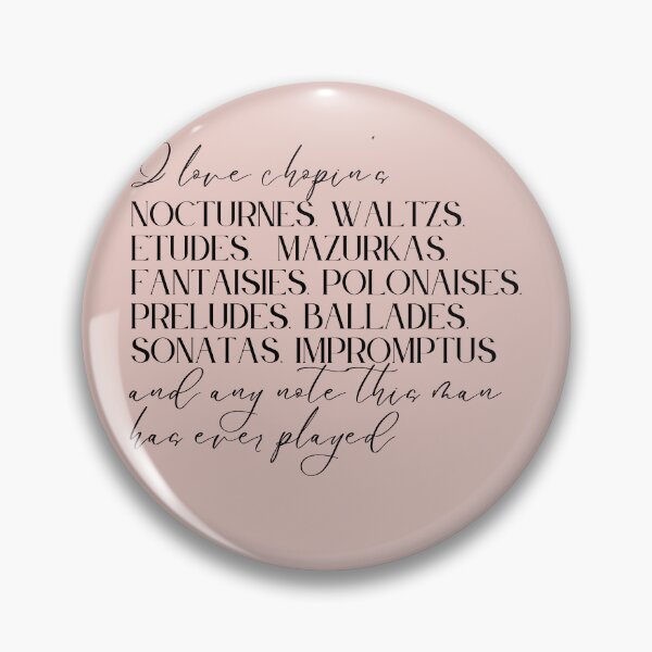 Item preview, I love chopin and any note this man has ever played - pink version designed and sold by Athenasgirl.