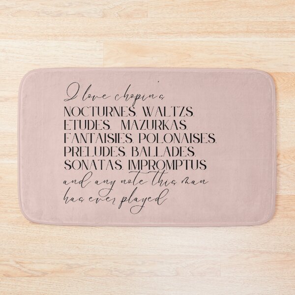 Item preview, I love chopin and any note this man has ever played - pink version designed and sold by Athenasgirl.