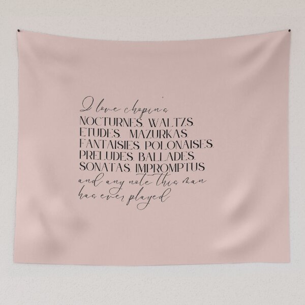 Item preview, I love chopin and any note this man has ever played - pink version designed and sold by Athenasgirl.