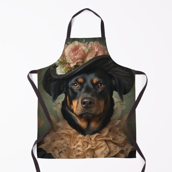 Item preview, Madame Rottweiler Victorian Portrait designed and sold by ZenEverAI.