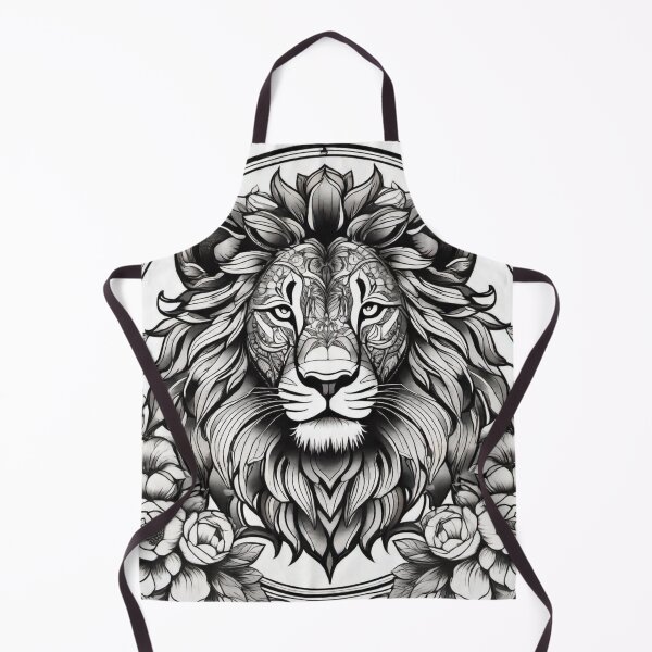Item preview, Lion with flowers  designed and sold by AlexJaneLively.