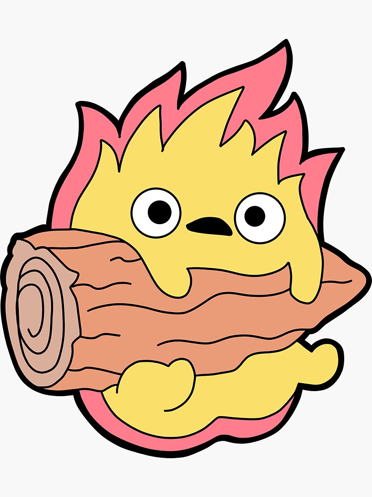 Vinyl Calcifer Sticker – mussyhead