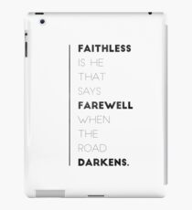 faithless is he iPad Case/Skin