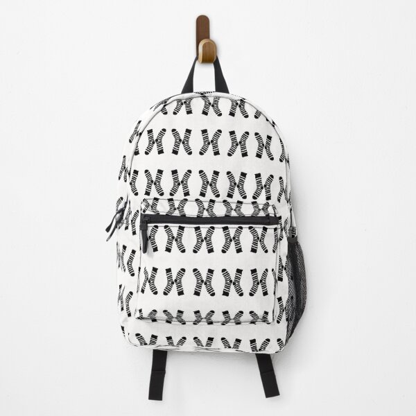 Item preview, Rock Your Socks Off Chromosome Pattern in Black and White designed and sold by apcreatively.