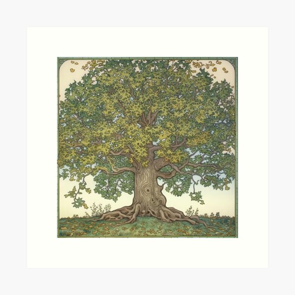 Item preview, Pin oak tree designed and sold by ComicsFactory.
