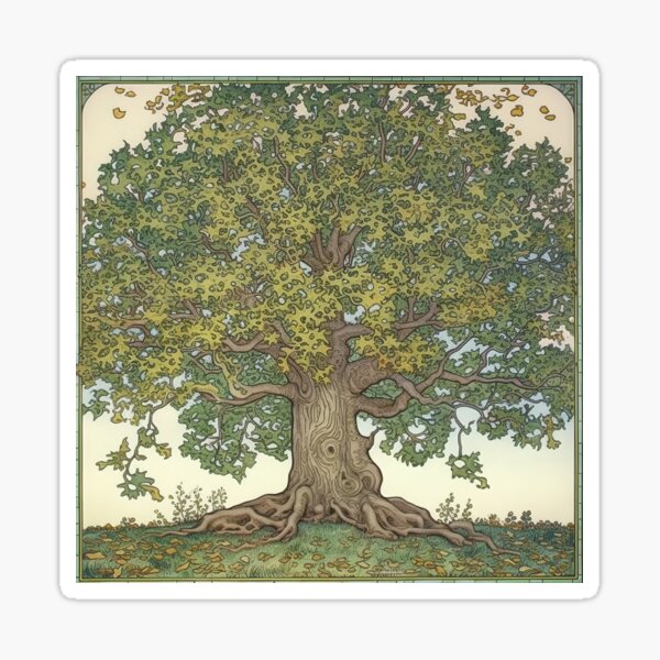 Item preview, Pin oak tree designed and sold by ComicsFactory.