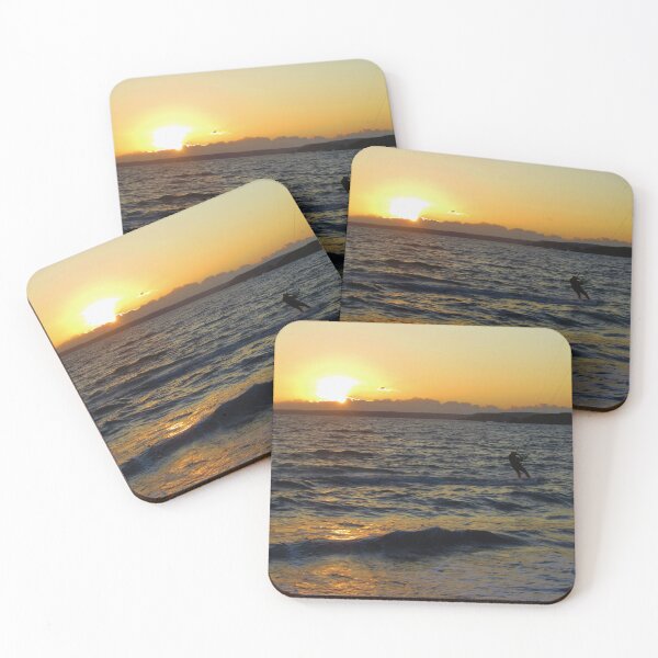 Item preview, Sunset Wind Surfer - Devon Beach UK designed and sold by lezvee.