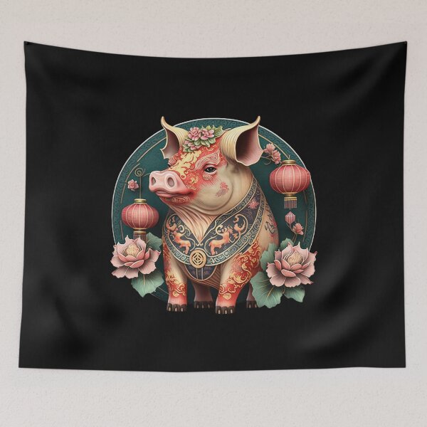 Item preview, Chinese Zodiac Year of the Pig designed and sold by MysticOzzy.