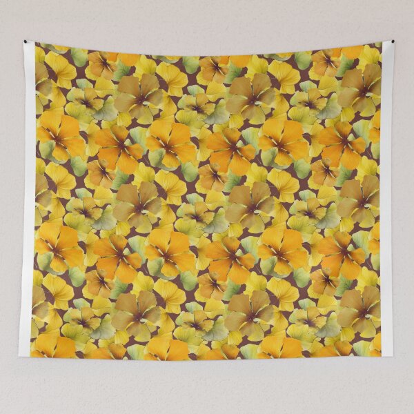 Item preview, Gingko Biloba leaves designed and sold by Alessandro Remo Mazzoni Remotextiles.