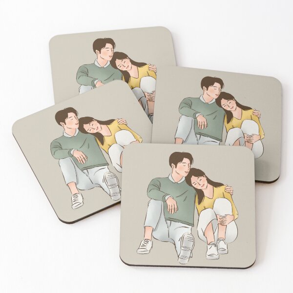 Item preview, K-Drama  head on shoulder couple designed and sold by Sunflower5576.