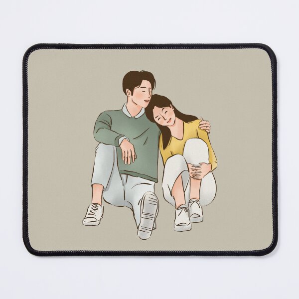 Item preview, K-Drama head on shoulder couple designed and sold by Sunflower5576.