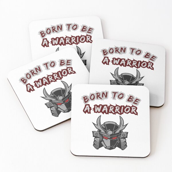 Item preview, Motivational quote Born to be a warrior designed and sold by PTB Art Design.