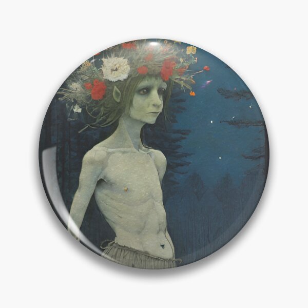 Item preview, In The Woods; A Elf Wearing A Crown of Flowers designed and sold by Snofaeratu.