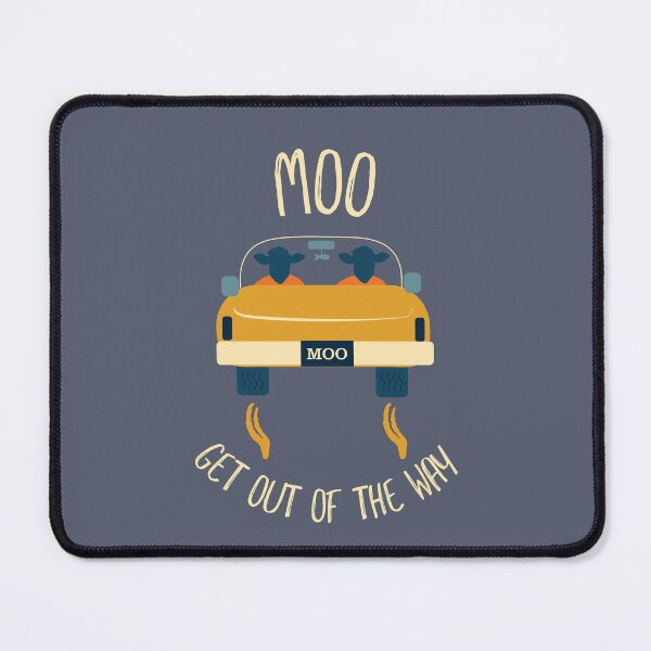Item preview, Funny Cow Pun Moo Get Out of the Way designed and sold by whyitsme.