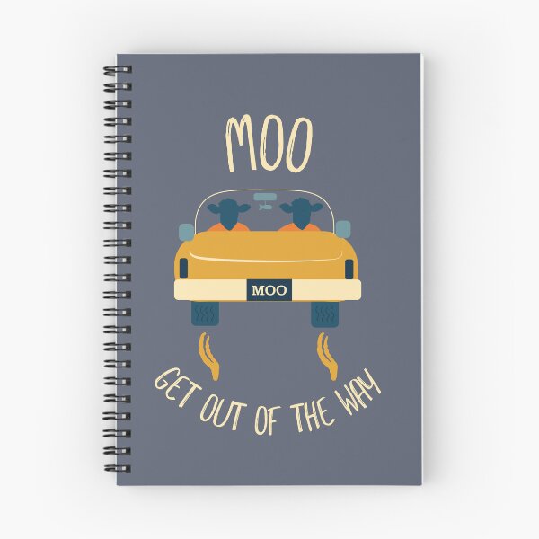 Item preview, Funny Cow Pun Moo Get Out of the Way designed and sold by whyitsme.