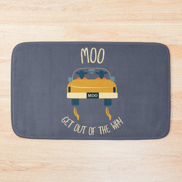 Item preview, Funny Cow Pun Moo Get Out of the Way designed and sold by whyitsme.
