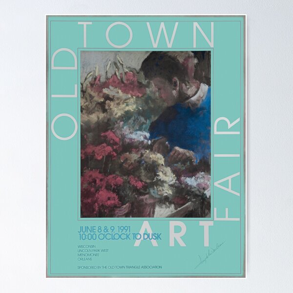 Item preview, 1991 Old Town Art Fair designed and sold by Old Town Triangle Association.