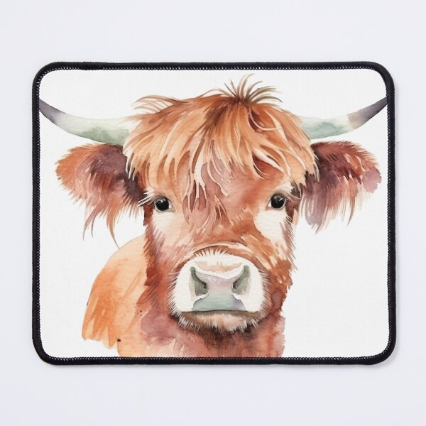 Item preview, Fluffy cow designed and sold by Ilze Lucero.