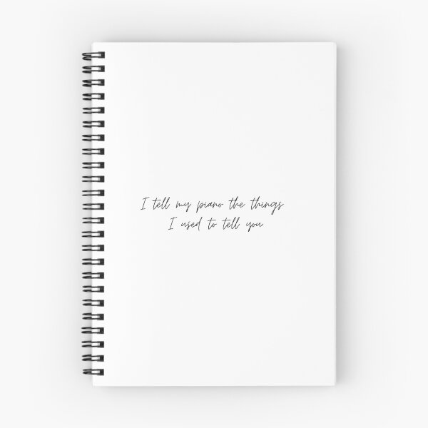 Item preview, I tell my piano the things I used to tell you designed and sold by Athenasgirl.