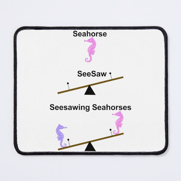 Item preview, Seesawing Seahorses designed and sold by TheCornrCabinet.
