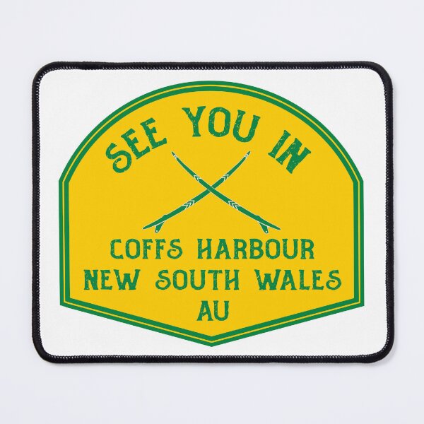 Item preview, Coffs Harbour-New South Wales-Australia-Green and Gold-See You In Coffs Harbour designed and sold by defimo.