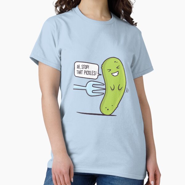 Vista previa del artículo con la obra «¡Alto! ¡Eso es Pickles!», diseñado y vendido por zoljo.