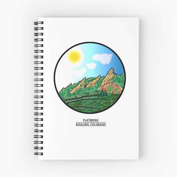 Item preview, Flat Irons Boulder, Colorado designed and sold by ColorKitMedia.