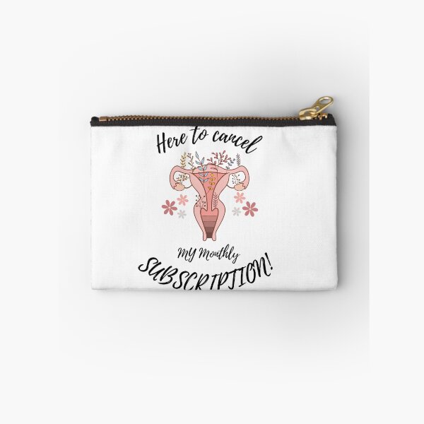 Item preview, Funny Hysterectomy Greeting Card | Here to cancel my monthly subscription designed and sold by BestTienda.