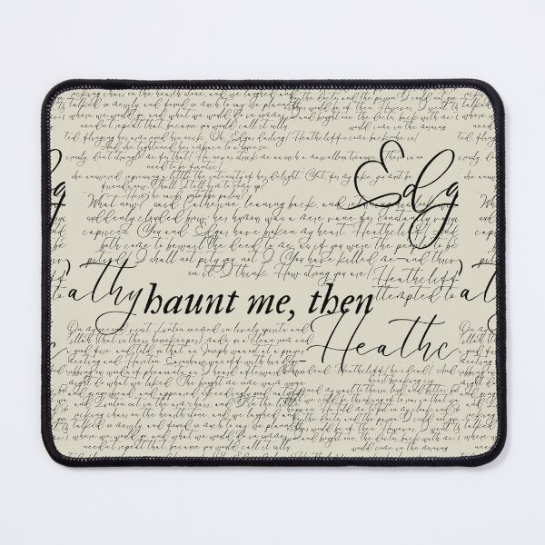 Item preview, Wuthering Heights Catherine and Heathcliff Haunt me, then quote designed and sold by Xeinakingdom.