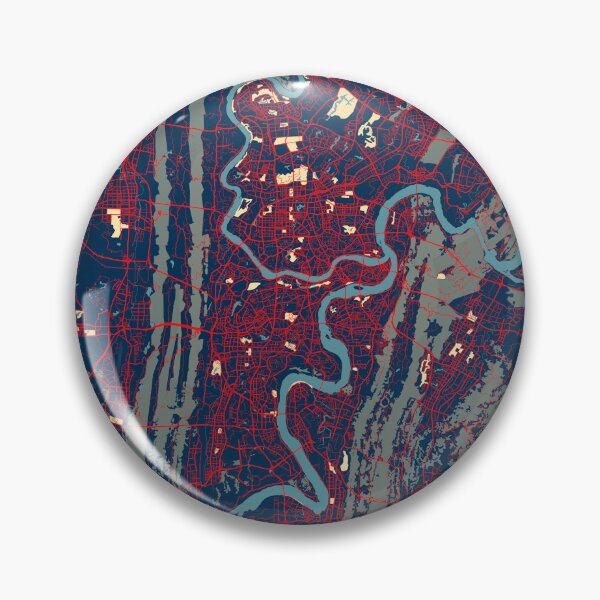 Item preview, Chongqing City Map of China - Hope designed and sold by deMAP.