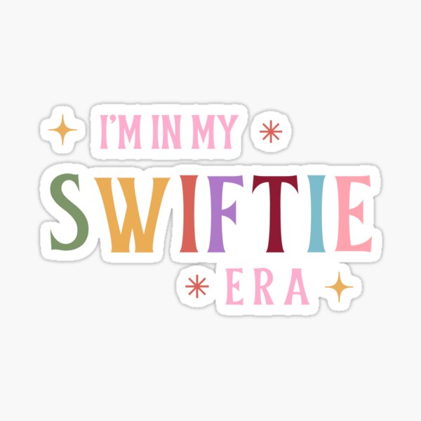 A6 Sticker Sheet] I'M IN MY ____ ERA / Taylor Swift's Chibi Eras Sticker  Sheet – Sunny Stickers MY