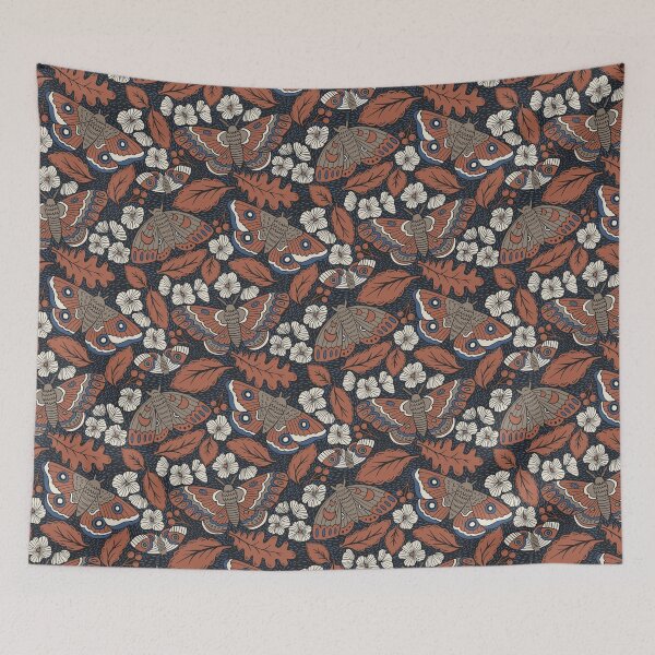 Item preview, Autumn Moths at Midnight designed and sold by latheandquill.