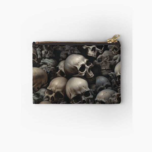 Item preview, Grey and Black Skull Pattern designed and sold by Shannon Hilson.
